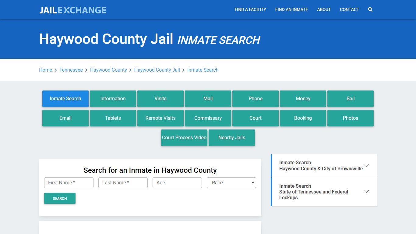 Haywood County Jail, TN Inmate Search: Roster & Mugshots